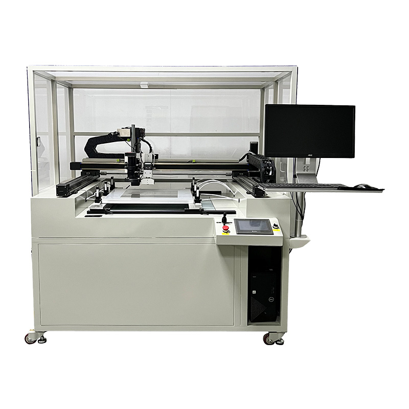 Semi-automatic steel mesh detection machine