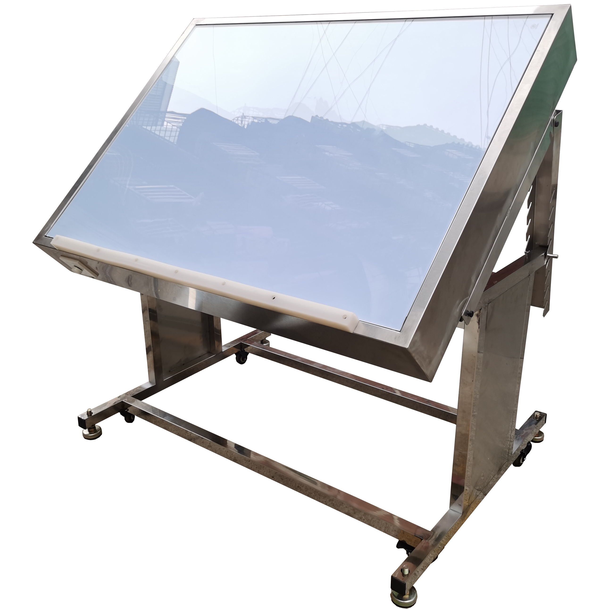 Adjustable 0-45 degrees manual viewing table